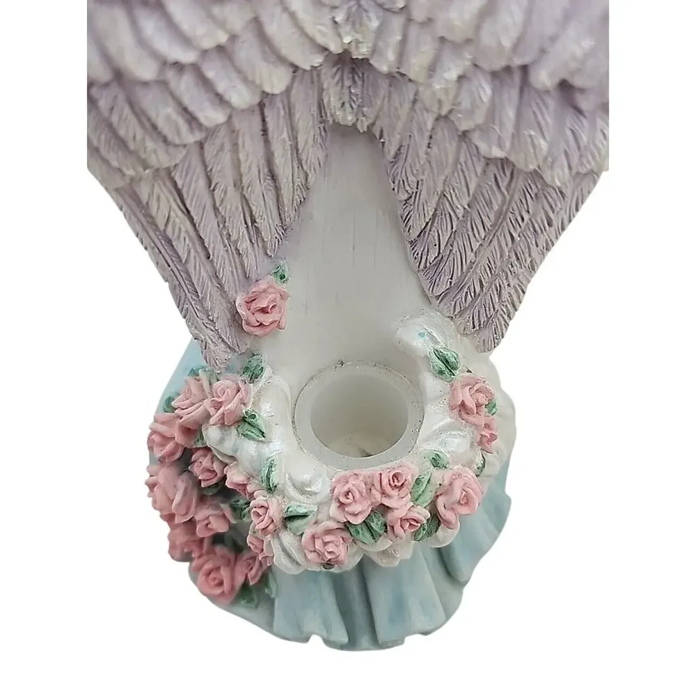 VTG Resin Angel Taper Candle Holder 7